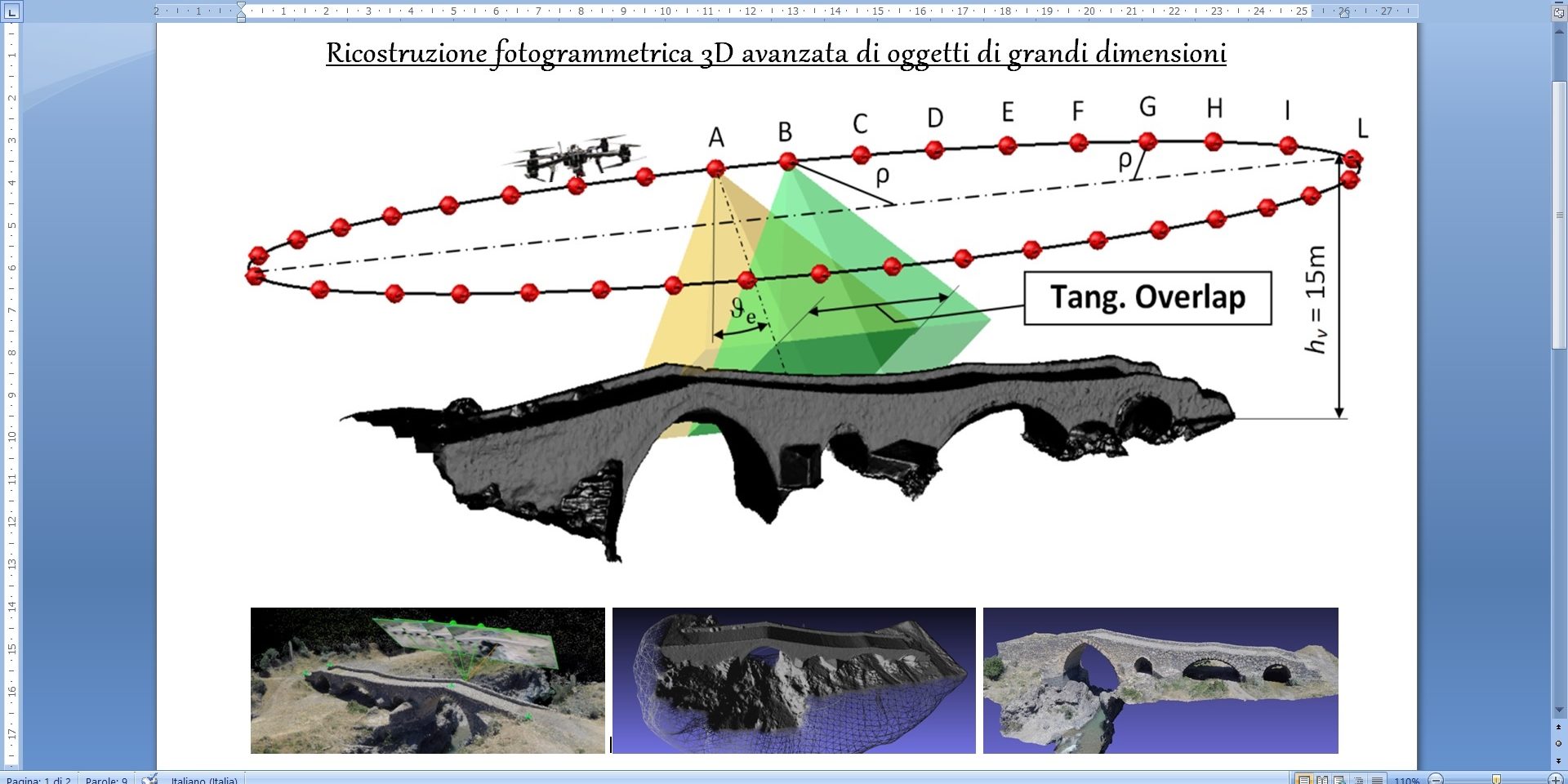 La ricostruzione di grandi superfici