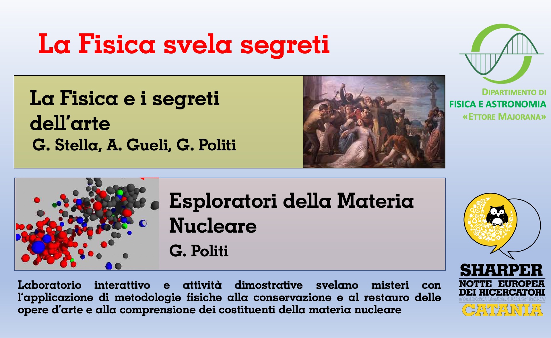 La Fisica svela segreti