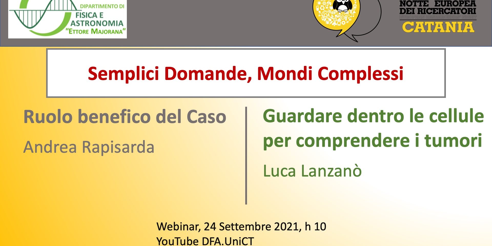 Semplici domande, mondi complessi