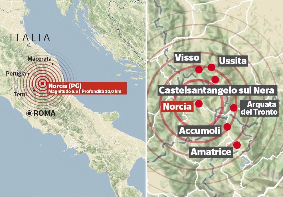 Laboratorio sul terremoto mediatico umbro del 2016 e i suoi danni, diretti e indiretti