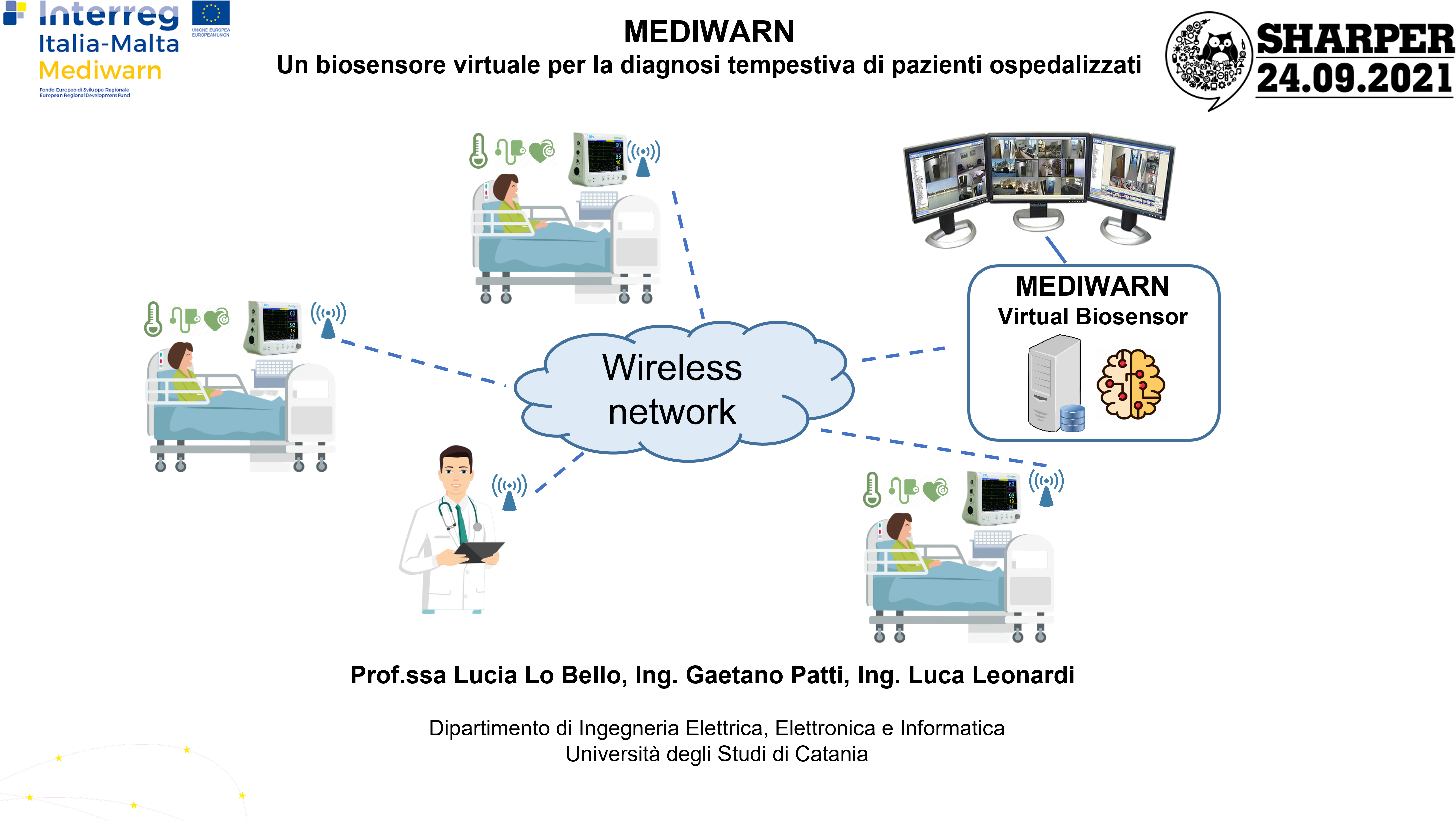 MEDIWARN: Un biosensore virtuale per la diagnosi tempestiva di pazienti ospedalizzati