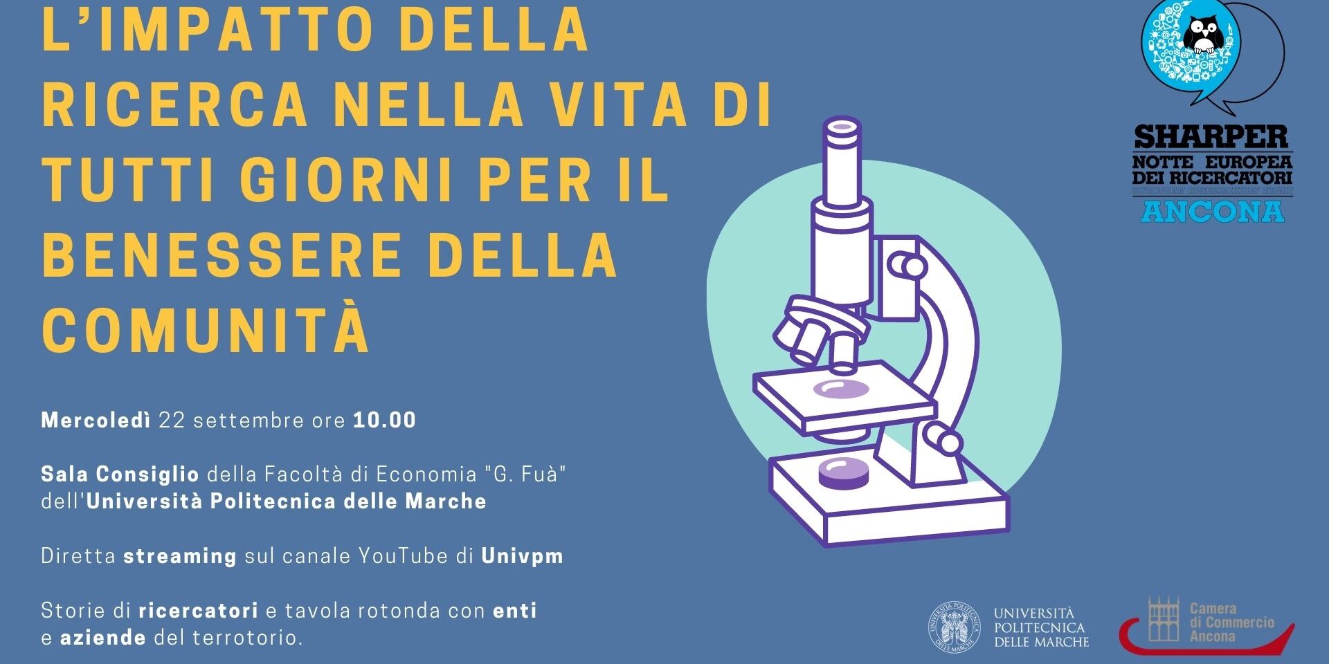 l’impatto della ricerca nella vita Di tutti giorni PER IL BENESSERE DELLA COMUNITÀ