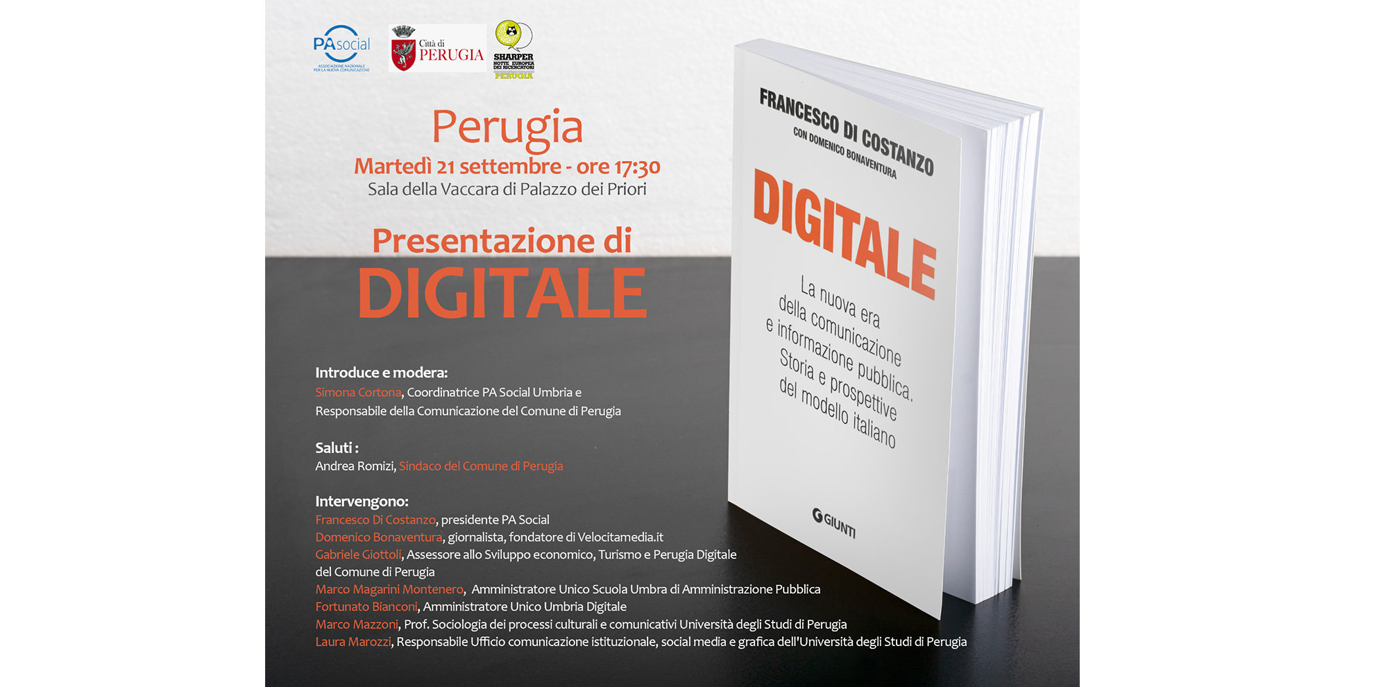 Presentazione del libro “Digitale” di Francesco Di Costanzo