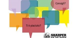 Partecipi a Sharper? Lascia un segno, la tua opinione conta.