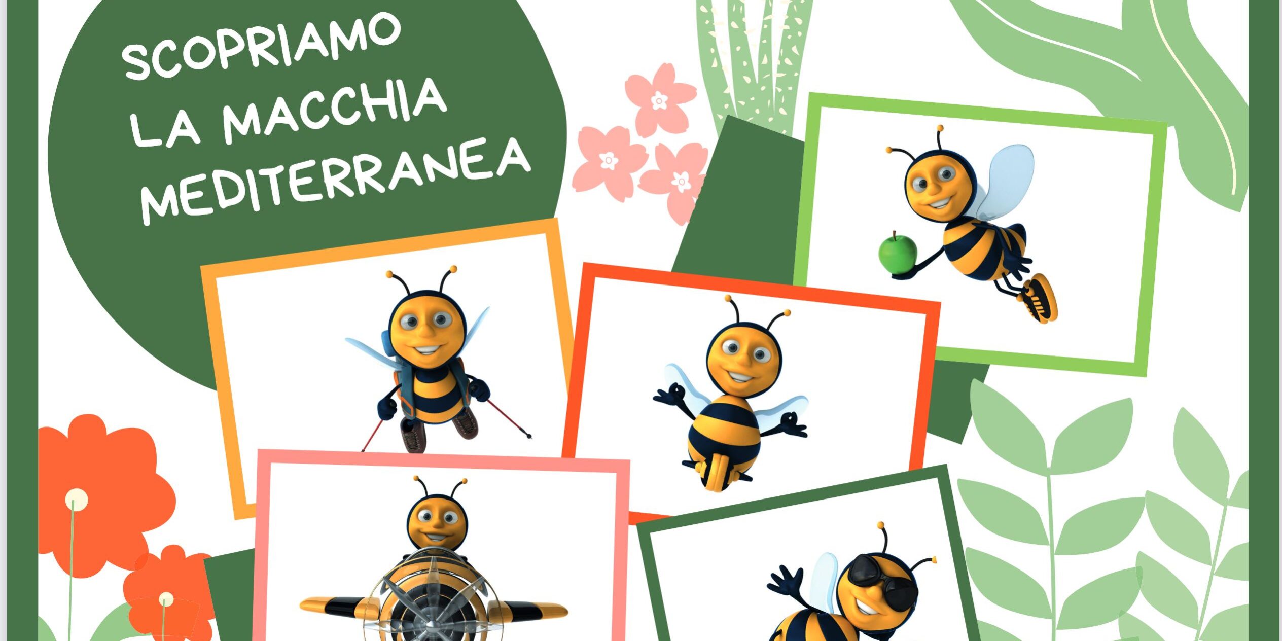 Interventi di conoscenza e cura del verde a scuola: giocando impariamo a scoprire la macchia mediterranea