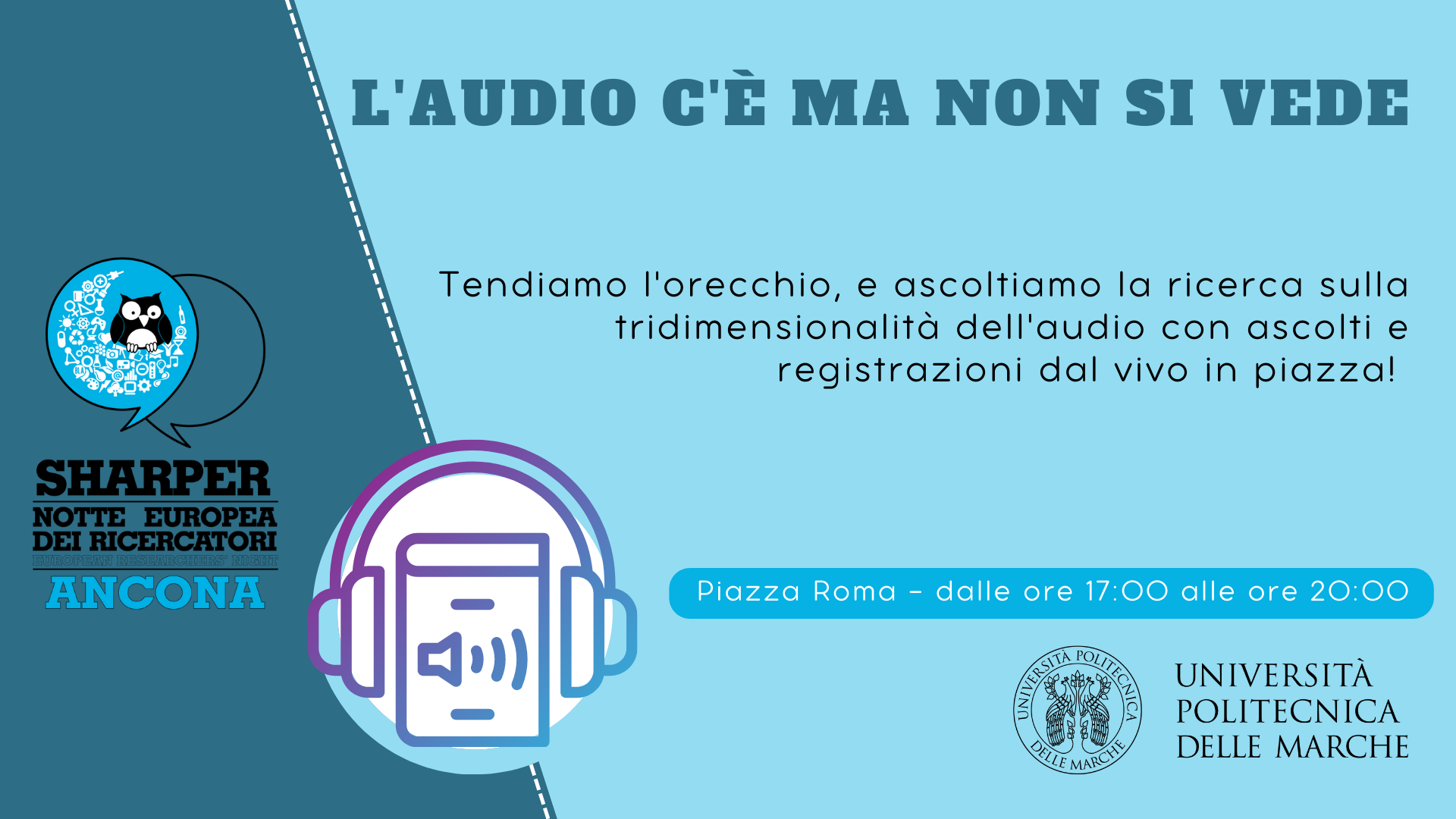 L’audio c’è ma non si vede