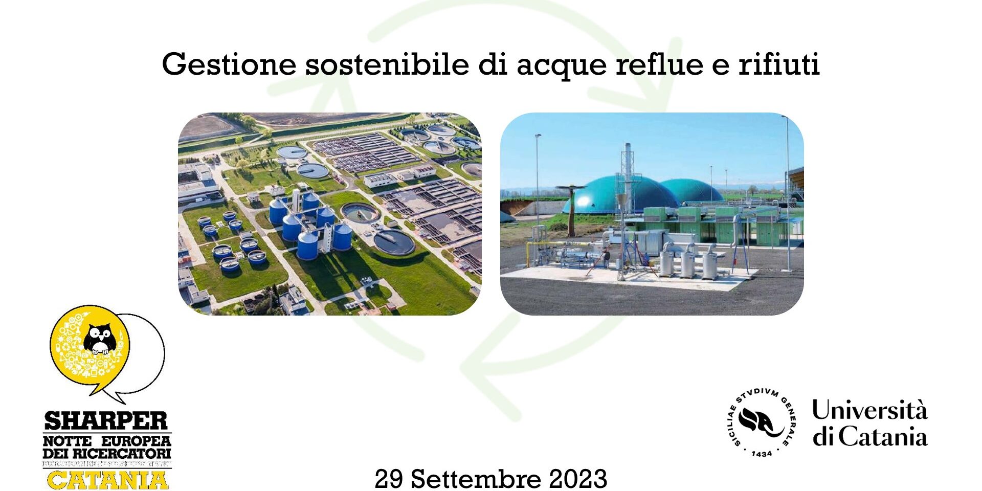 Gestione sostenibile di acque reflue e rifiuti