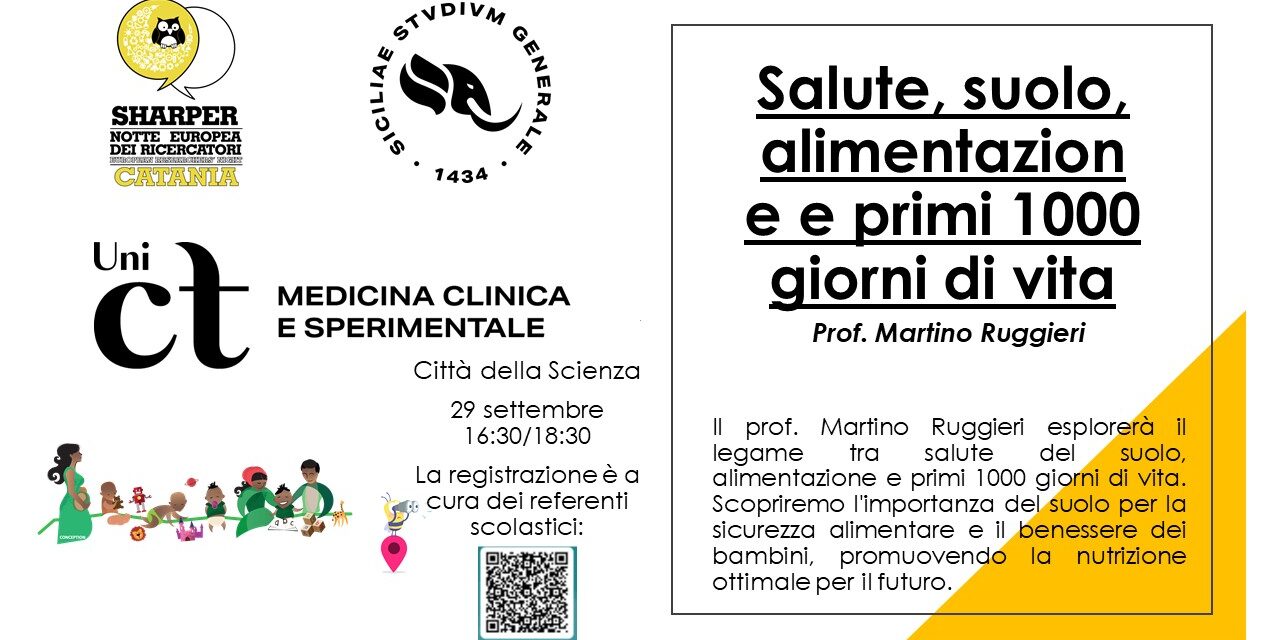 Salute, suolo, alimentazione e primi 1000 giorni di vita
